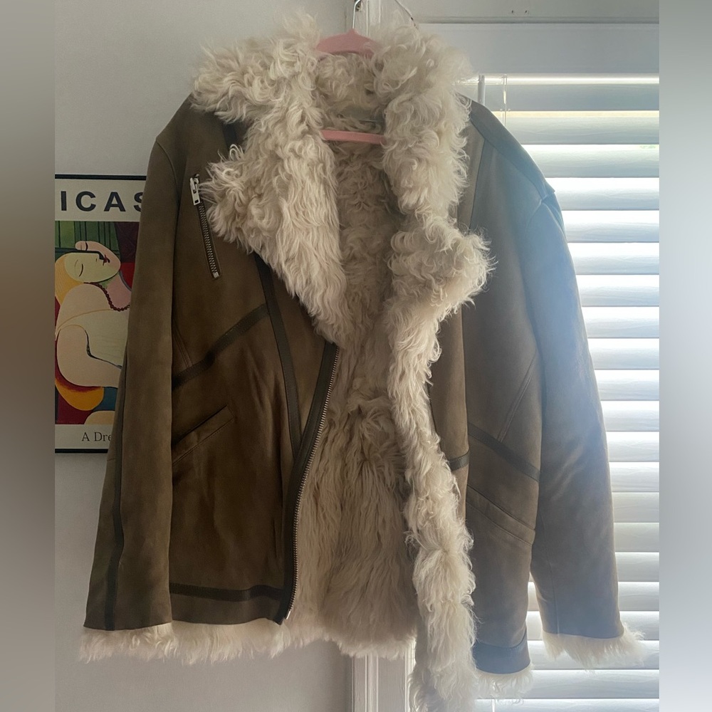 IRO Paris Shearling Coat